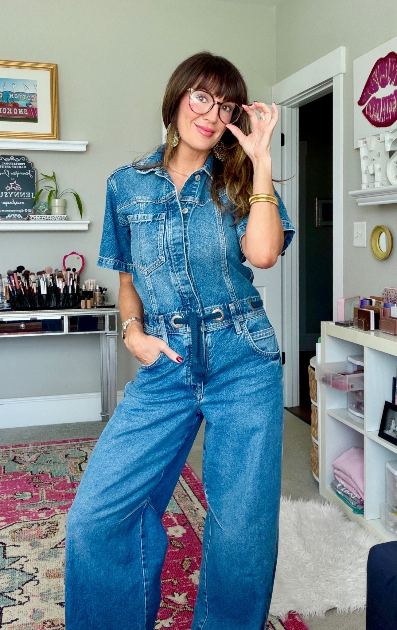 💙 👖 Denim jumpsuits are a fall wardrobe staple.

#LTKgrwm #LTKootd #LTKOver40