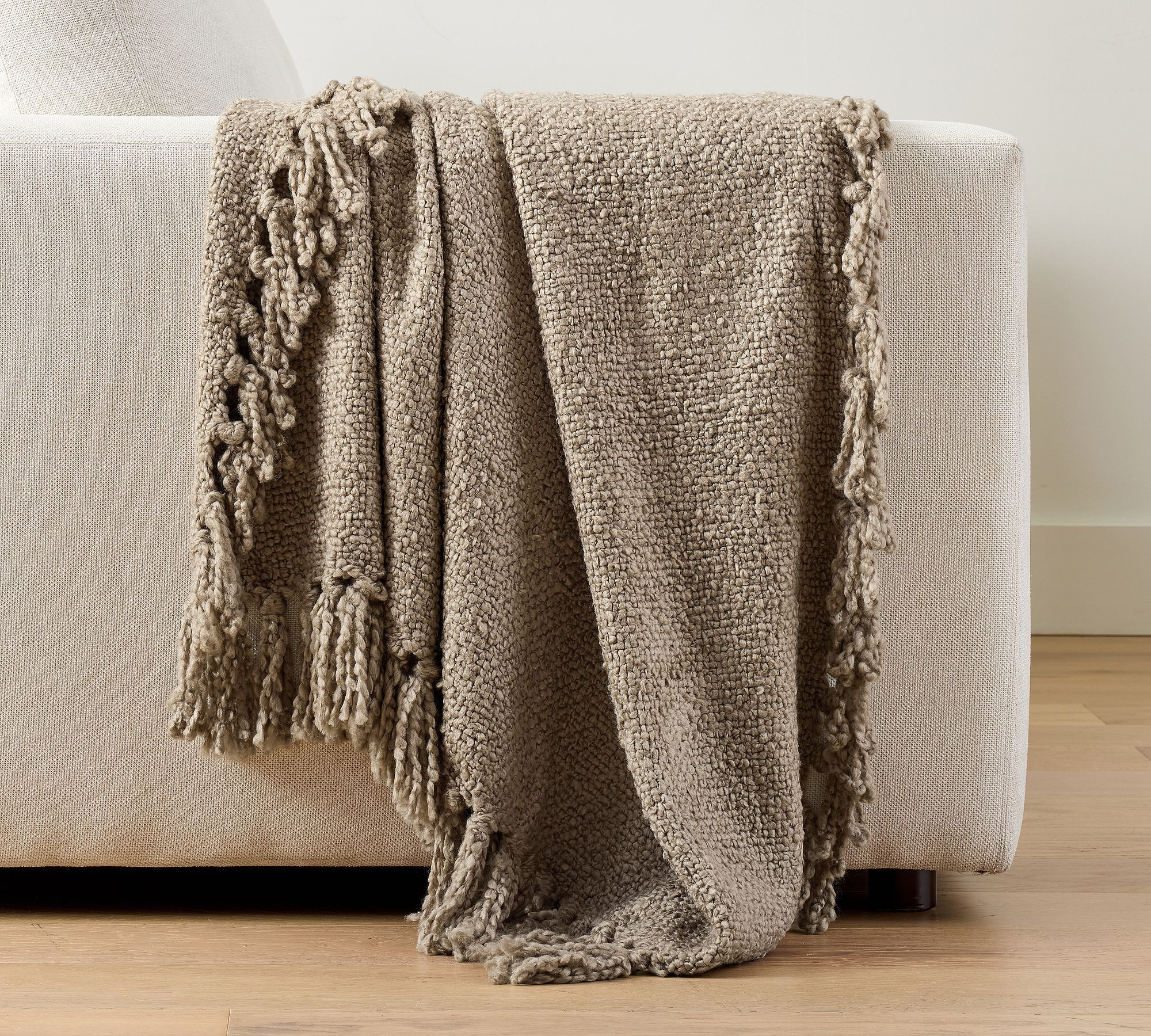 Dreamy Handwoven Fringe Throw | Pottery Barn (US)