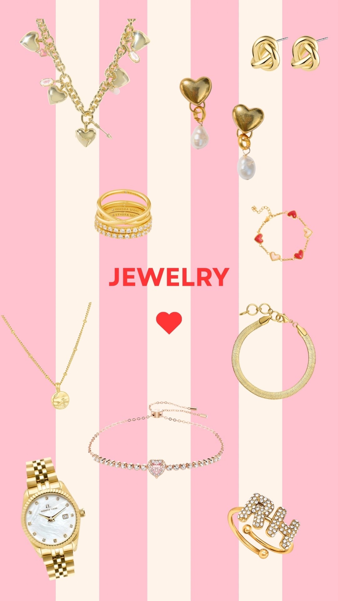 Jewelry she wants for Valentine’s Day!! 💌💗 

Bracelets, rings, and necklaces she will 
L❤️VE!

#LTKSaleAlert #LTKBeauty #LTKValentine