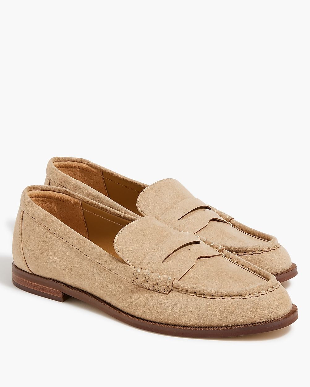 Sueded penny loafers | J.Crew Factory