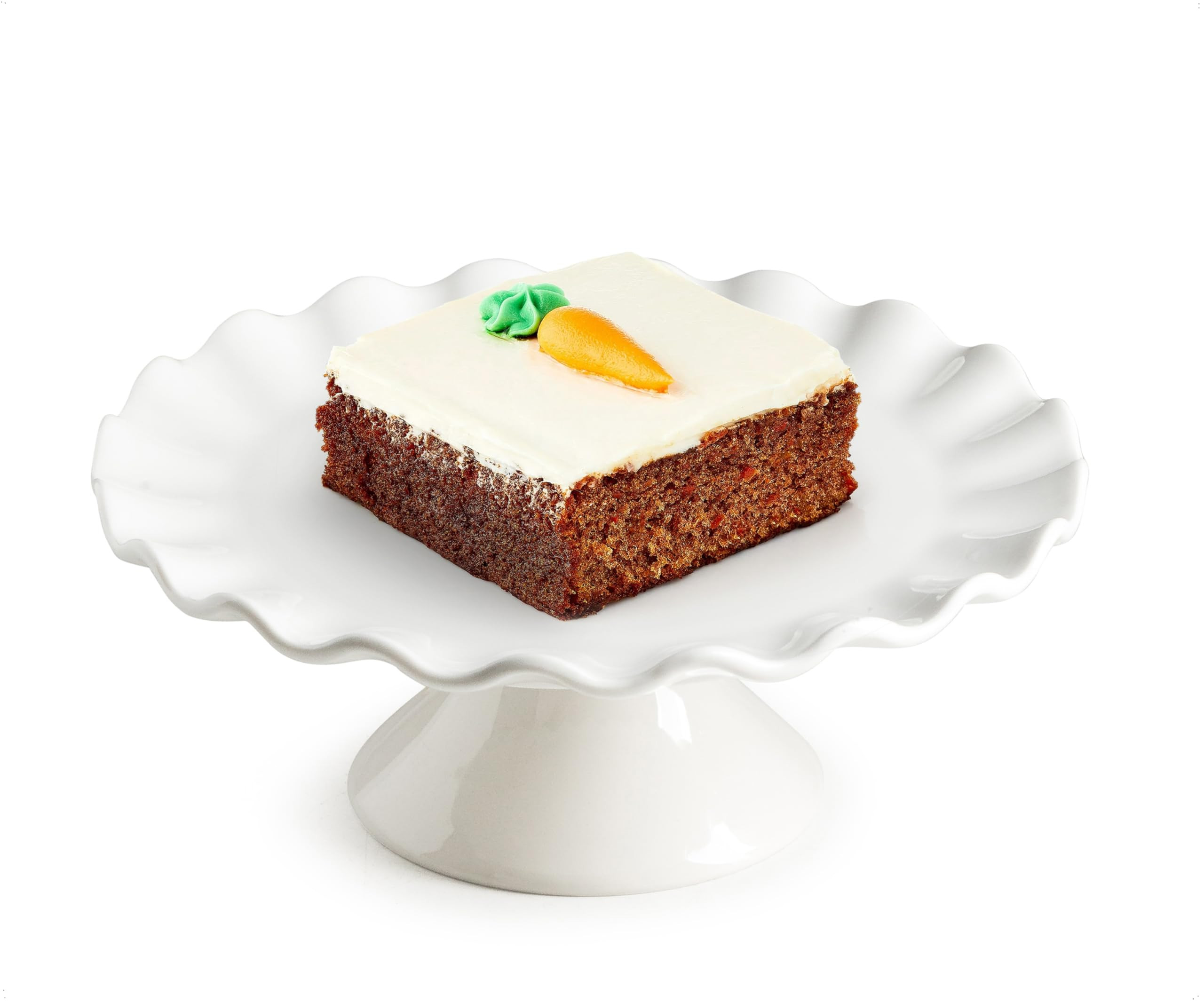 Small Cake Stand for Cupcakes, Donuts, 8 Inch Porcelain Cake Stand for Dessert Table, Vintage Cup... | Amazon (US)