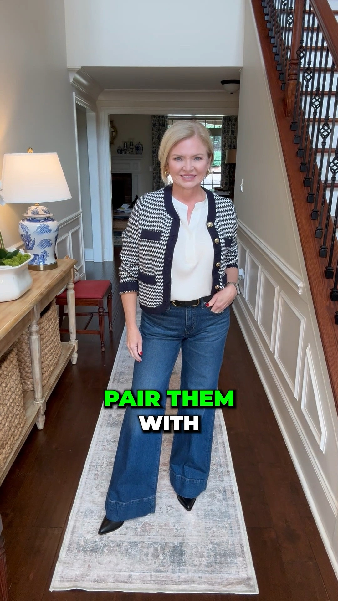 👖 Here are 3 ways to update your denim wardrobe! Wide legs, cuffed jeans and black jeans!

#falltrends
#falltrends2024
#denimtrends
#fashionover50
#midlifestyle
Wide leg jeans
Denim trends
Straight leg jeans
Black jeans
Fall outfits
Casual outfits

#LTKSeasonal #LTKVideo #LTKStyleTip