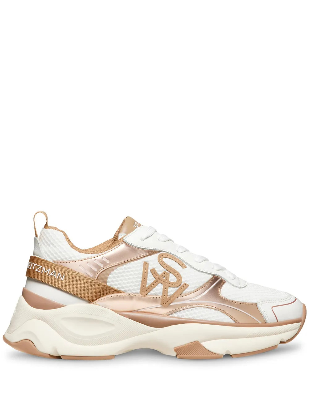 Stuart Weitzman SW Panelled Sneakers | White | FARFETCH | Farfetch Global
