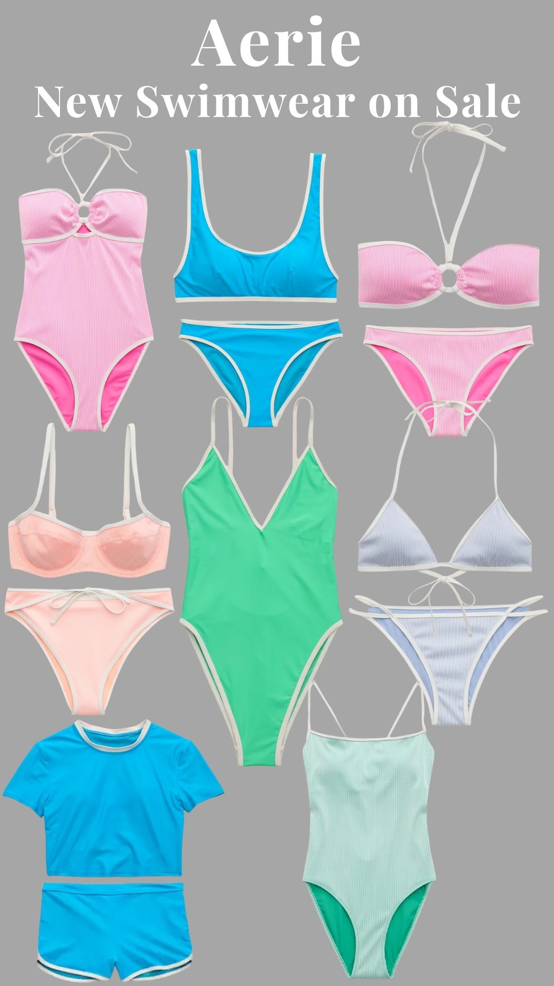 Hello summer!! I am obsessed with these bright colors 😍
Use code: DREAMTEAM for extra 35% off

@Aerie 
@American Eagle Outfitters

#LTKSaleAlert #LTKSeasonal #LTKSwim