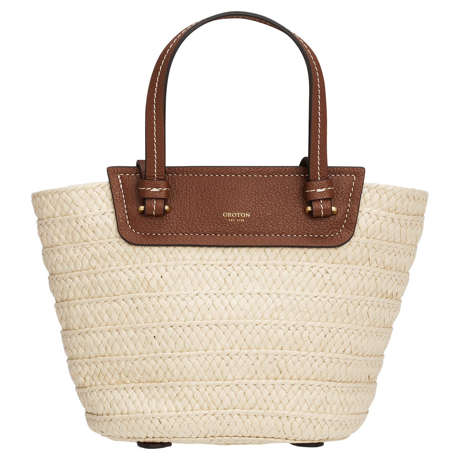 Claire Small Tote - Natural/Cognac | Oroton | Oroton