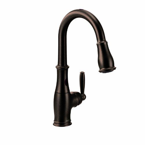 Moen 7185EORB Brantford with MotionSense One-Handle High Arc Pulldown Kitchen Faucet Featuring Refle | Amazon (US)