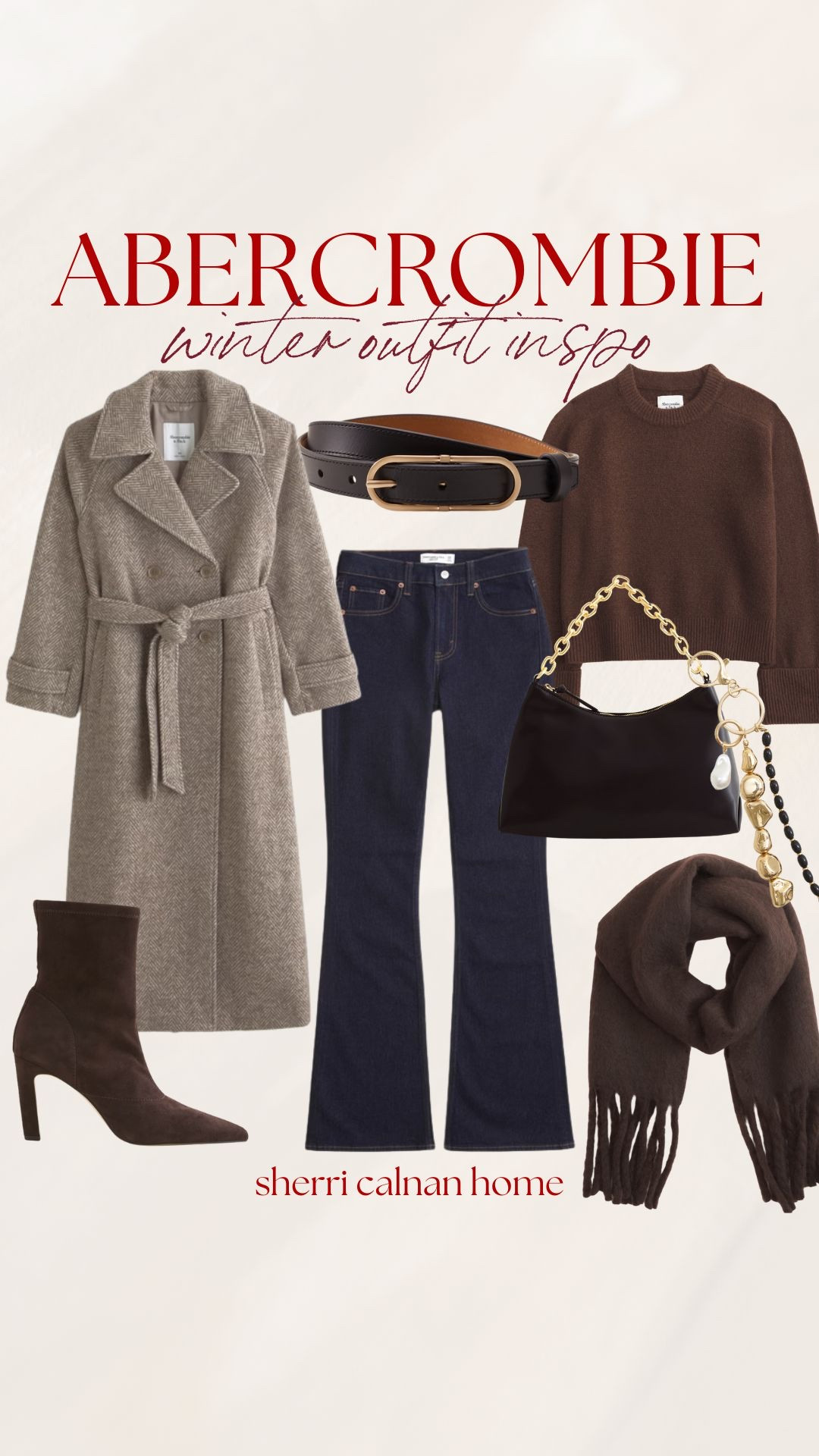 Abercrombie women’s winter outfit inspo. Sherricalnanhome women’s fashion finds, viral Abercrombie coat, women’s winter ideas, neutral outfit inspo, winter fashion, women’s chocolate brown sweater 

#LTKFindsUnder100 #LTKFindsUnder50 #LTKootd