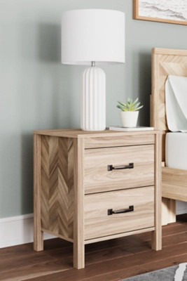 Battelle 22" 2 Drawer Nightstand | Ashley Homestore