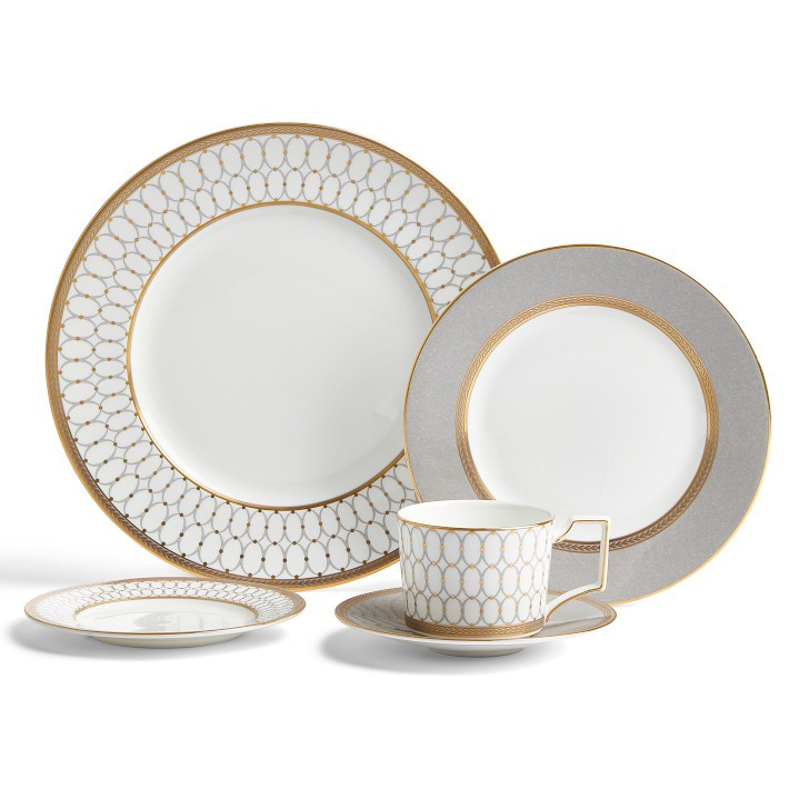 Wedgwood Renaissance Grey 5-Piece Dinnerware Set | Williams-Sonoma