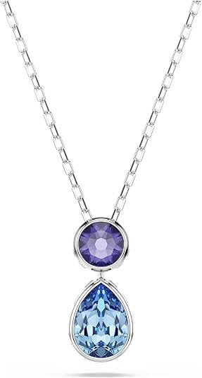 Swarovski Chroma pendant, Mixed cuts, Multicolored, Rhodium plated | Amazon (US)