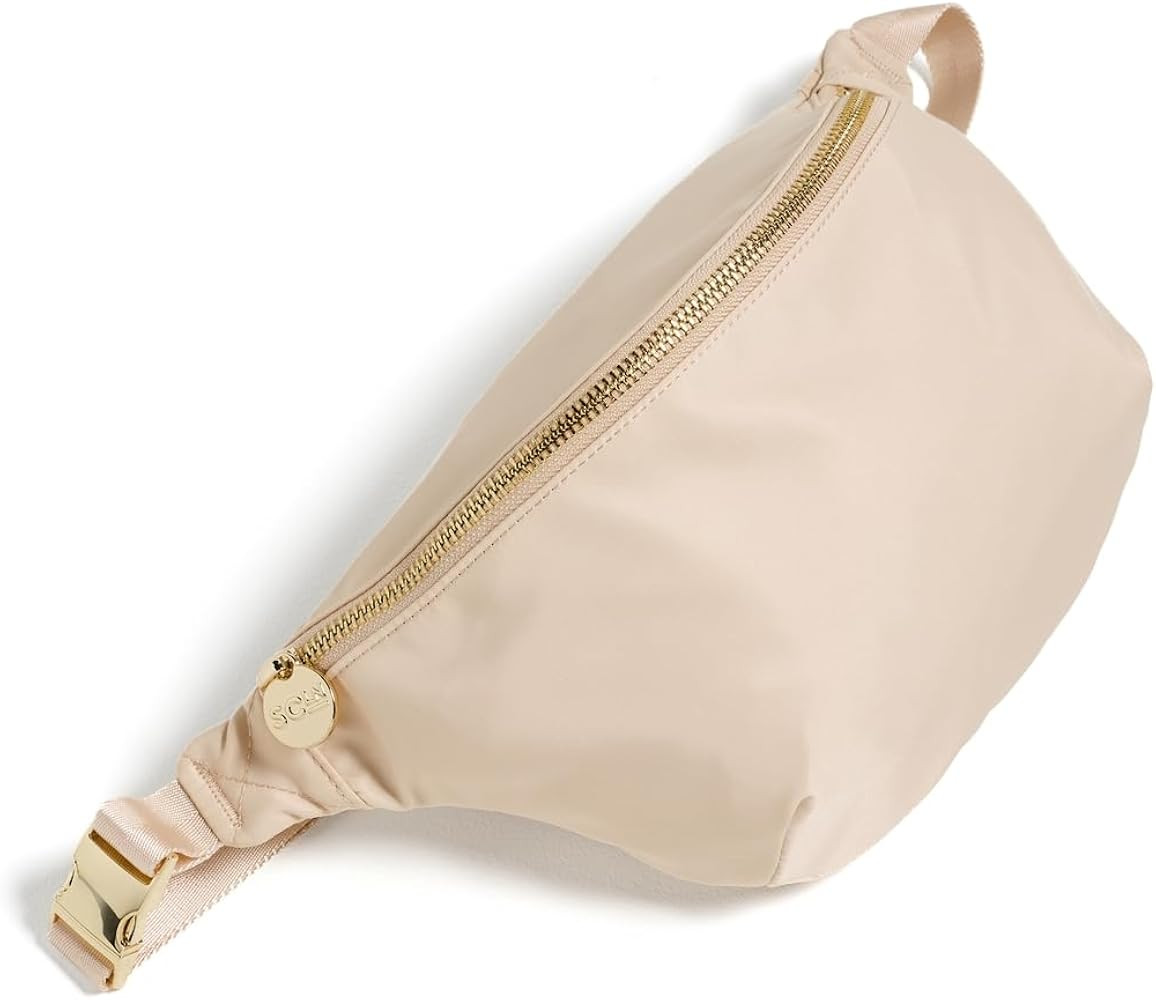 Stoney Clover Lane Women's Classic Jumbo Fanny Pack, Sand, One Size | Amazon (US)