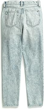 Tommy Hilfiger Women's Adaptive Mom Fit Jeans with Adjustable Hems and Velcro Brand Closure | Amazon (US)