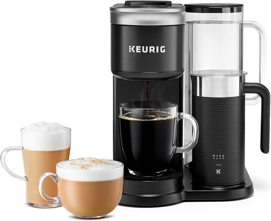 Keurig K-Cafe SMART Single Serve K-Cup Pod Coffee, Latte and Cappuccino Maker, Black | Amazon (US)