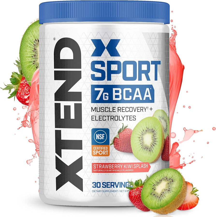 XTEND Sport BCAA Powder Strawberry Kiwi Splash - Electrolyte Powder for Recovery & Hydration with... | Amazon (US)