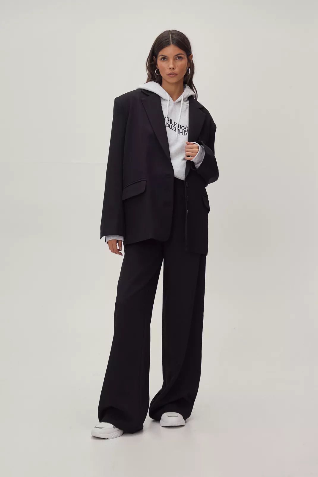 Pleated Wide Leg Suit Trousers | Nasty Gal UK (+IE)