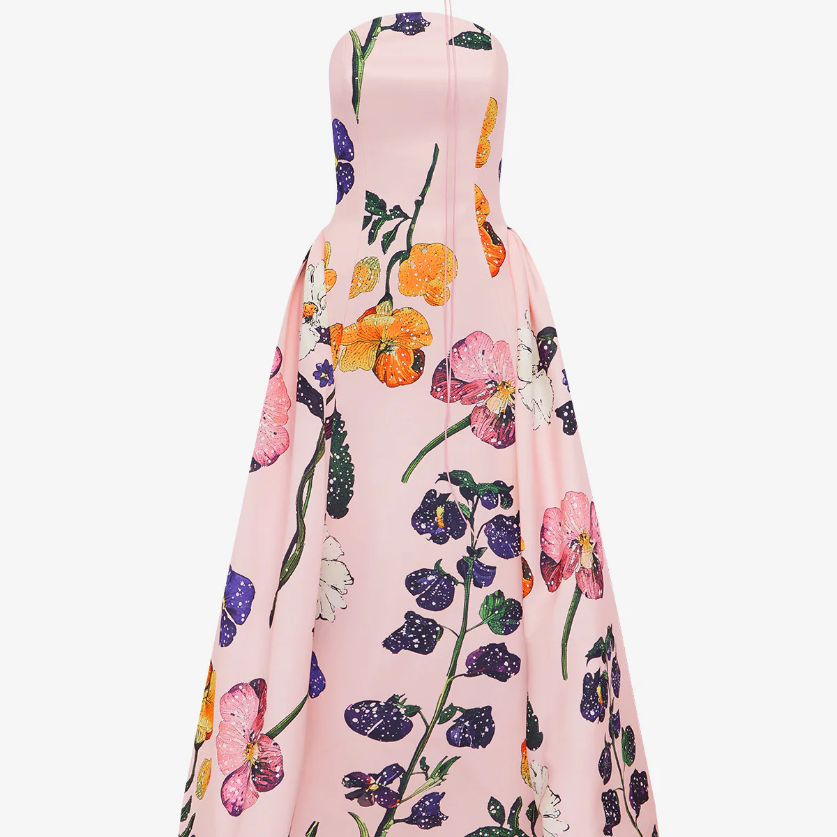 Violet Bustier Maxi Dress - Wildbloom | LEO LIN US