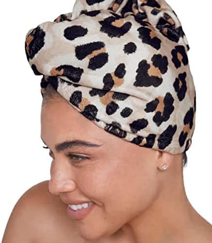 Kitsch Microfiber Hair Towel Wrap for Women, Hair Turban for Drying Wet Hair, Easy Twist Hair Towels | Amazon (US)