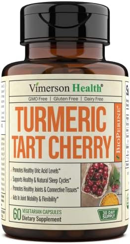 Turmeric Curcumin & Tart Cherry Extract with Celery Seed & BioPerine - Antioxidant Properties, Ur... | Amazon (US)