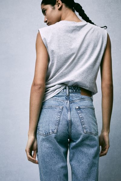 Wide Ultra High Jeans - Light denim blue - Ladies | H&M US | H&M (US + CA)