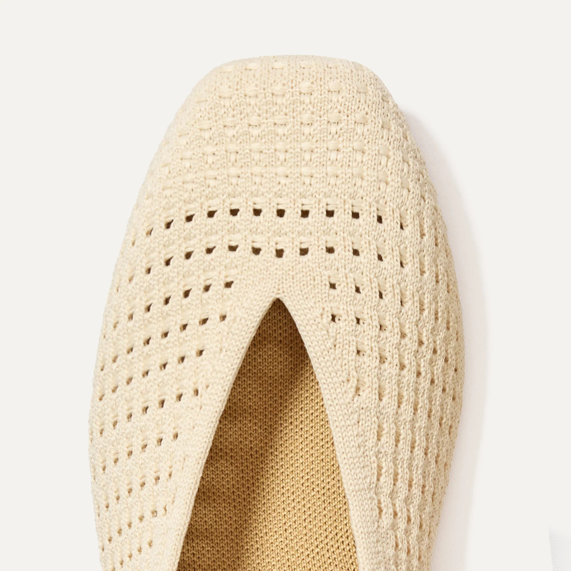 The Max Buckle Mary Jane in Cream Woven | Rothy's | Rothy's