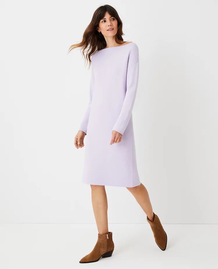 Drop Shoulder Sweater Dress | Ann Taylor (US)