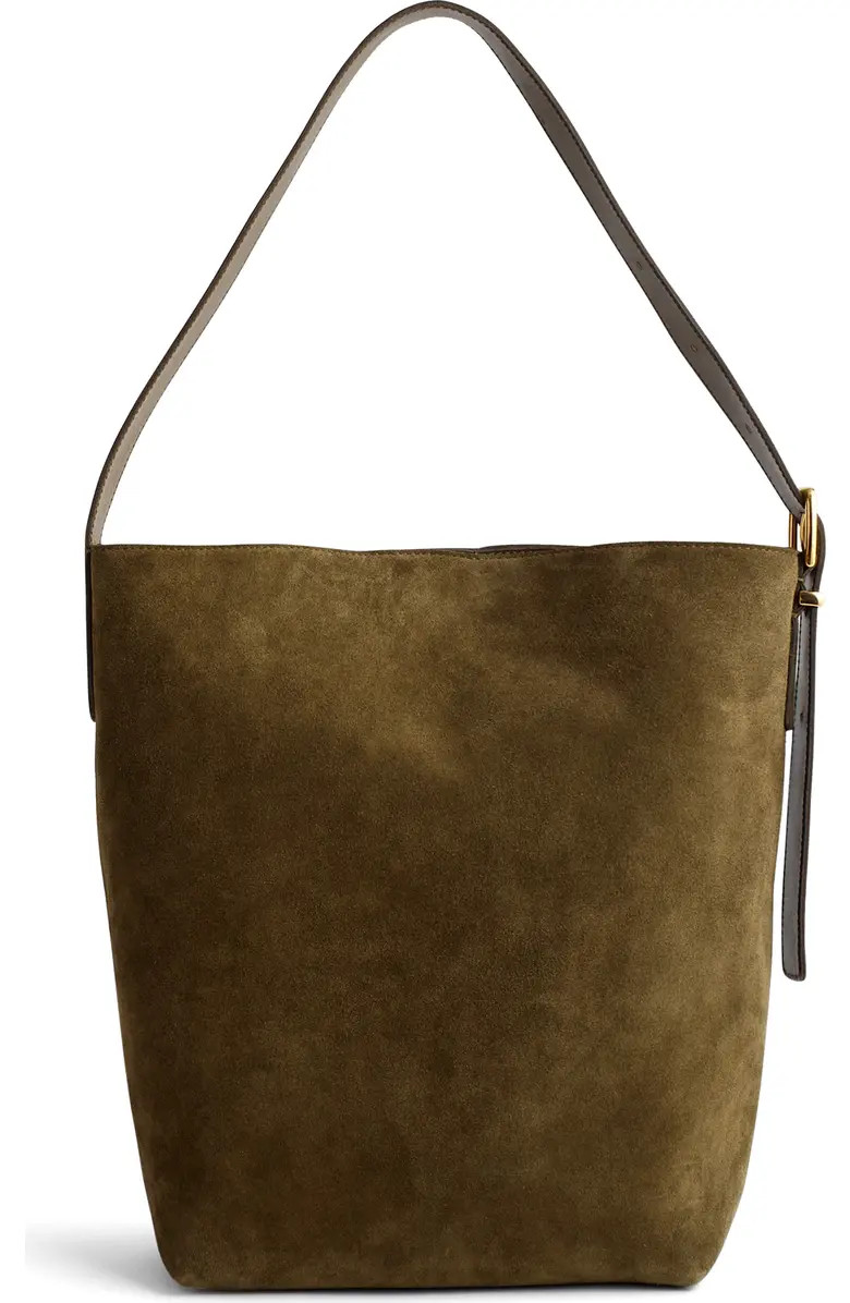 Essentials Suede Bucket Bag | Nordstrom