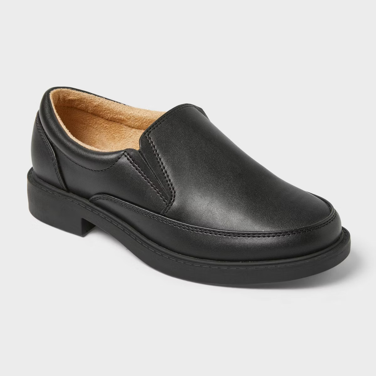 Kids' Landyn Slip-On Dress Shoes - Cat & Jack™ Black 13: Cushioned Insole, Flexible Outsole | Target