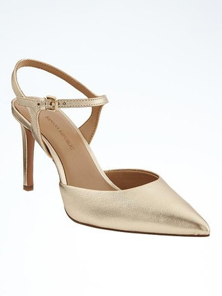 Madison 12-Hour Open Back Pump | Banana Republic US