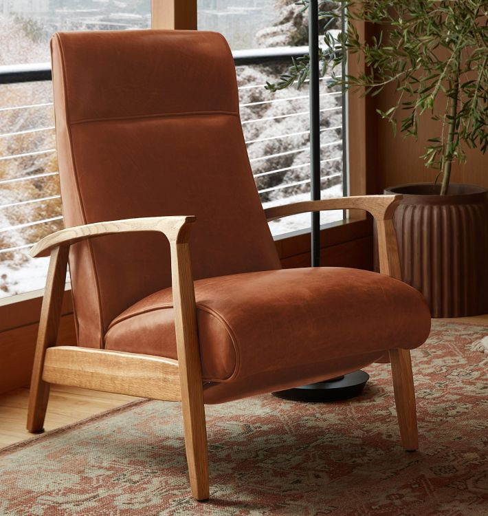 Glenn Leather Recliner Chair | Rejuvenation