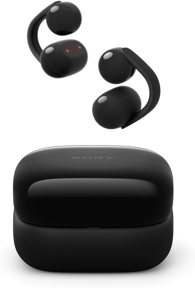 Sony LinkBuds Clip Open-Ear Truly Wireless Earbuds Clip-On Design, Black | Comfortable & Secure F... | Amazon (US)