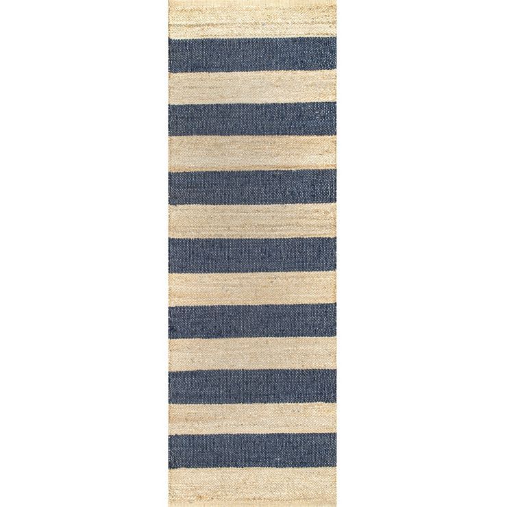 nuLOOM Flatweave Alisia Stripes Jute Area Rug | Target