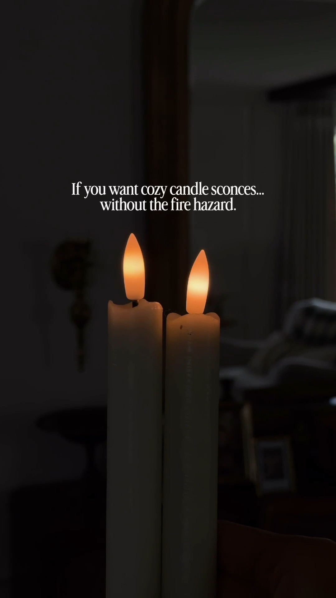 All the cozy candlelight, without the worry 🕯️ These rechargeable candles have a remote and timer, making them perfect for wall sconces!

I also linked some vintage brass sconce finds on Etsy so you can get the look.

#LTKHome #LTKSeasonal