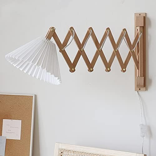 JOVONE Plug in Mounted Wall Sconce, Swing Arm Wall Lamp for Bedroom, Living Room, Bedside Reading Li | Amazon (US)