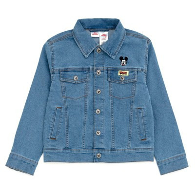 Disney Mickey Mouse Little Boys Denim Jacket The Original / Blue 4 | Target