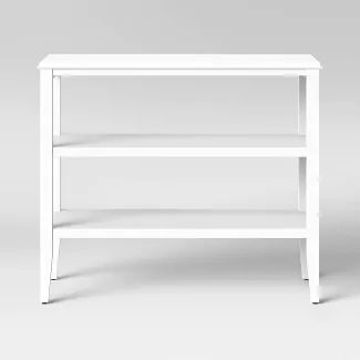 Pelham 2 Shelf Console Table White - Threshold™ | Target
