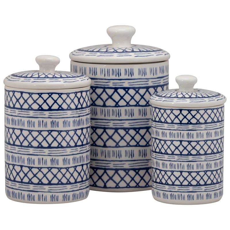 Bungalow Rose 3 Piece Kitchen Canister Set | Wayfair North America