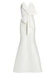 Mikado Bow Trumpet Gown- Wedding Dress | Saks Fifth Avenue