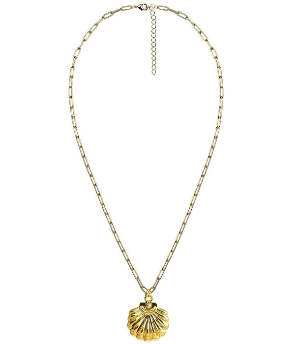 Gold Dune Charm Necklace - 18k Gold Plated - Jess Fay Collection | Lisi Lerch Inc