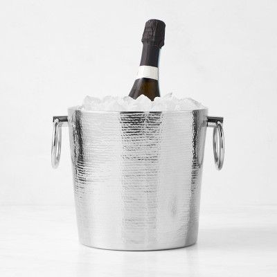 Hammered Stainless-Steel Champagne Bucket | Williams-Sonoma