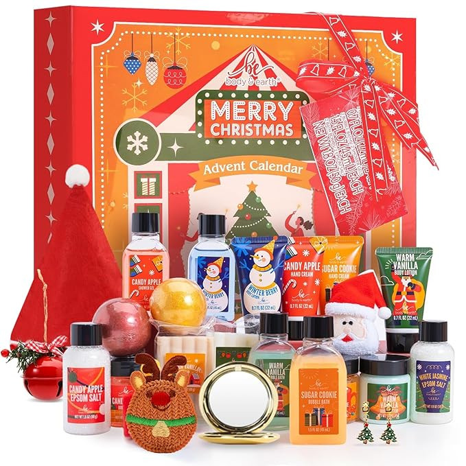 Advent Calendar 2025 Christmas Gifts for Women 24-Piece Beauty Advent Calendar BFFLOVE 24 Days Sk... | Amazon (US)