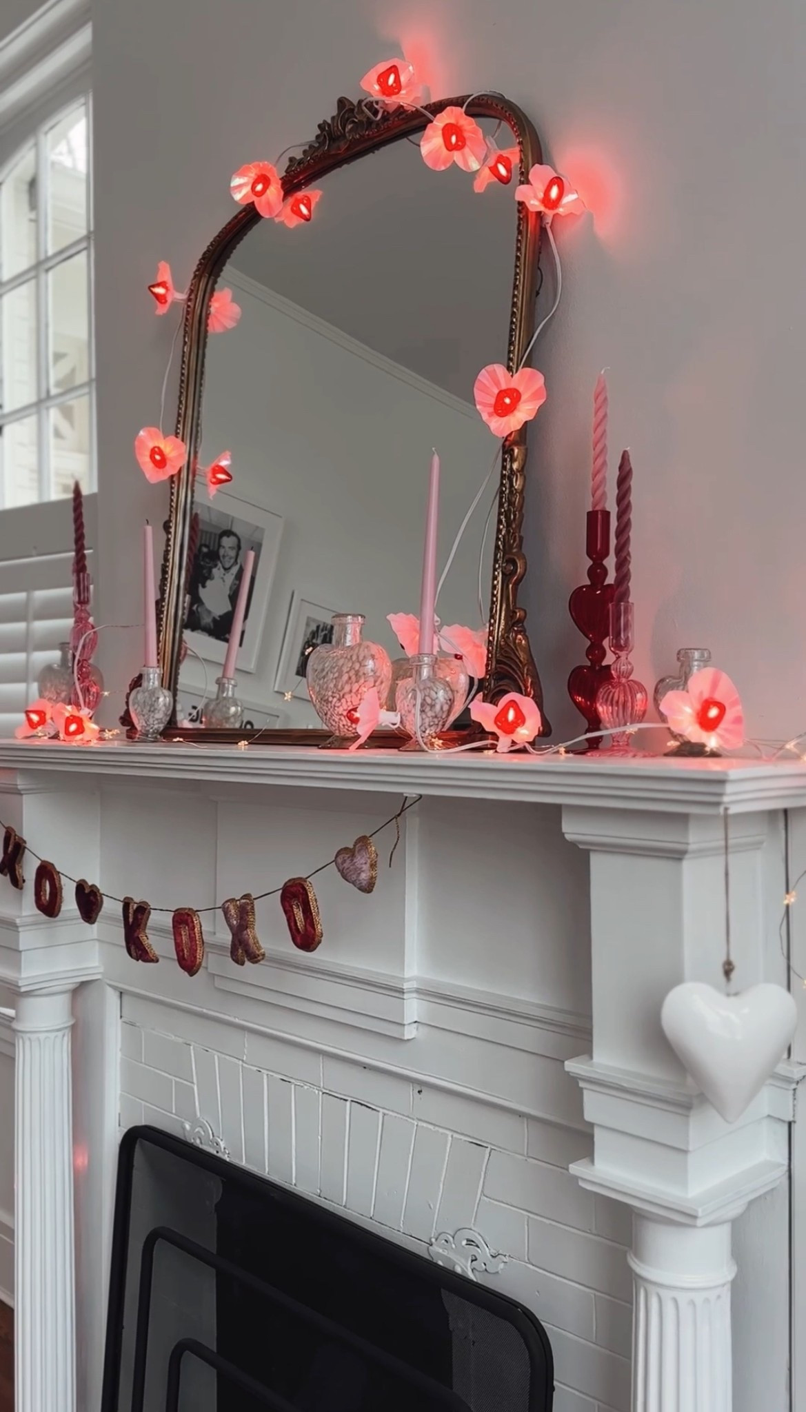 Valentines Day mantle with @shopterrain #terrain #terrainpartner 

#LTKSeasonal #LTKHome #LTKValentine