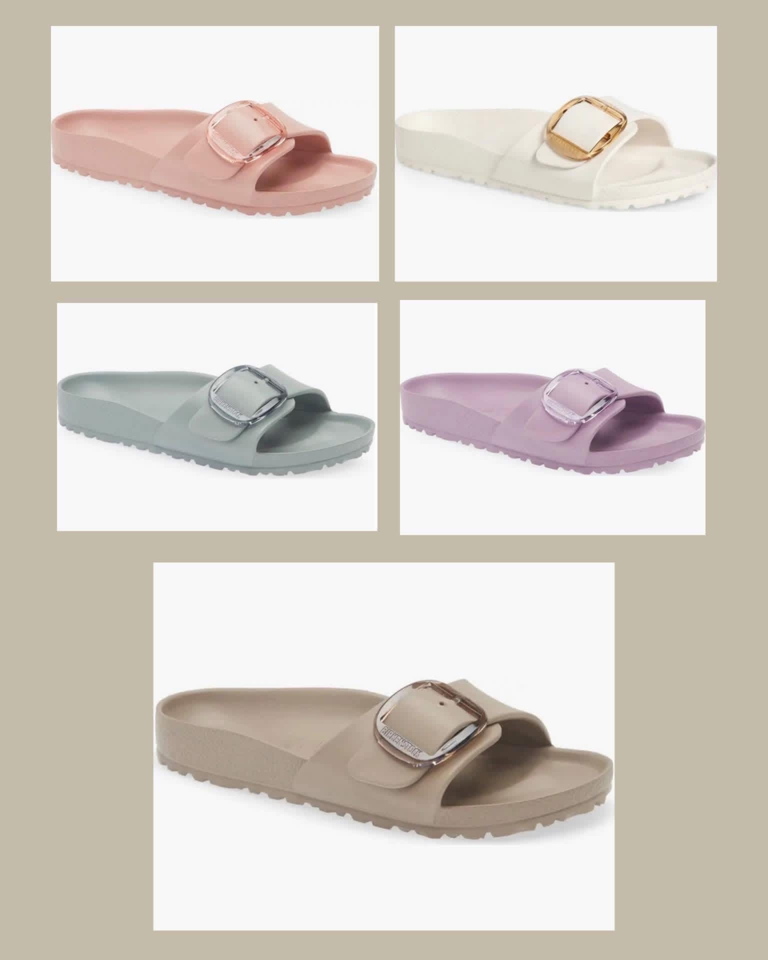 These have been incredibly popular around here, so wanted to share again while they’re in stock!! I have literally walked miles in these this weekend, and my feet feel great! 

Nordstrom has the best selling Birkenstock Madrid Big Buckle EVA Sandals available in the colors below right now. These were so popular when they launched last year that you could barely find sizes in stock all season! Super affordable for a Birk sandal, plus they ship free! Highly recommend - I’ve received so many compliments on mine from last year 🤍

#LTKSeasonal #LTKActive #LTKootd