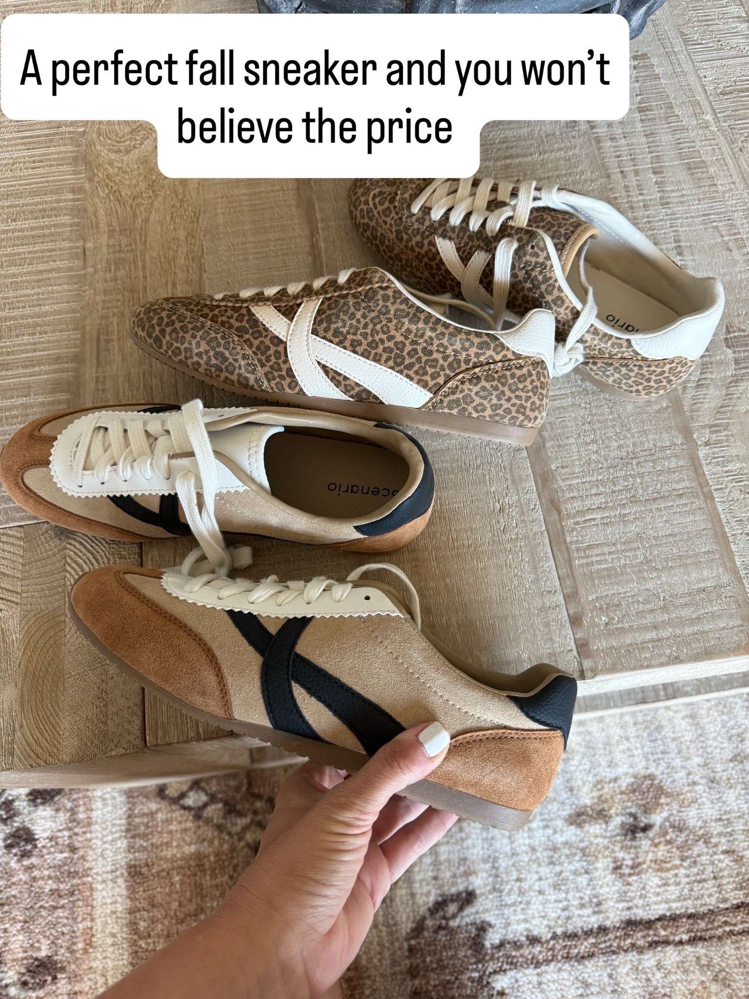 Walmart did NOT come to play with these fall sneakers. Both pairs look way more expensive than their under $30 price tag.

Walmart sneakers, Walmart fashion, fall sneakers, sneakers under $30, affordable sneakers, leopard sneakers, neutral sneakers, women’s sneakers, fall shoe trends, Walmart fall finds, affordable fall fashion, JulieFranks

#LTKOver40 #LTKootd #LTKgrwm