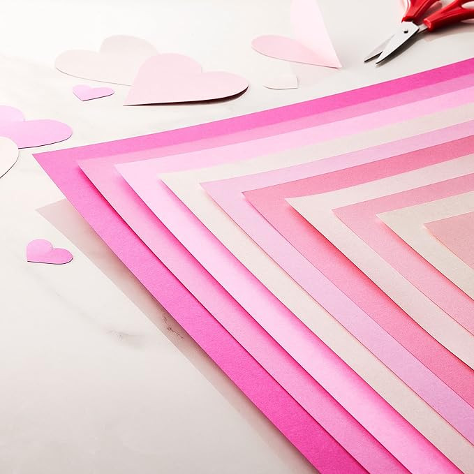Recollections 100 Sheets Pink Palette 12" x 12" Cardstock Paper - Acid and Lignin Free Paper for ... | Amazon (US)