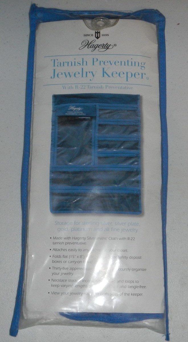 Hagerty Tarnish Preventing Hanging Jewelry Keeper Silver Cloth Prevent Tarnish | eBay | eBay US
