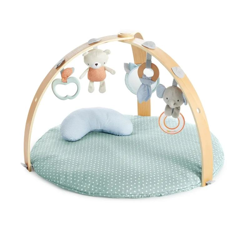 Ingenuity Cozy Spot Reversible Baby Activity Gym & Tummy Time Play Mat with Self Storage | Walmart (US)