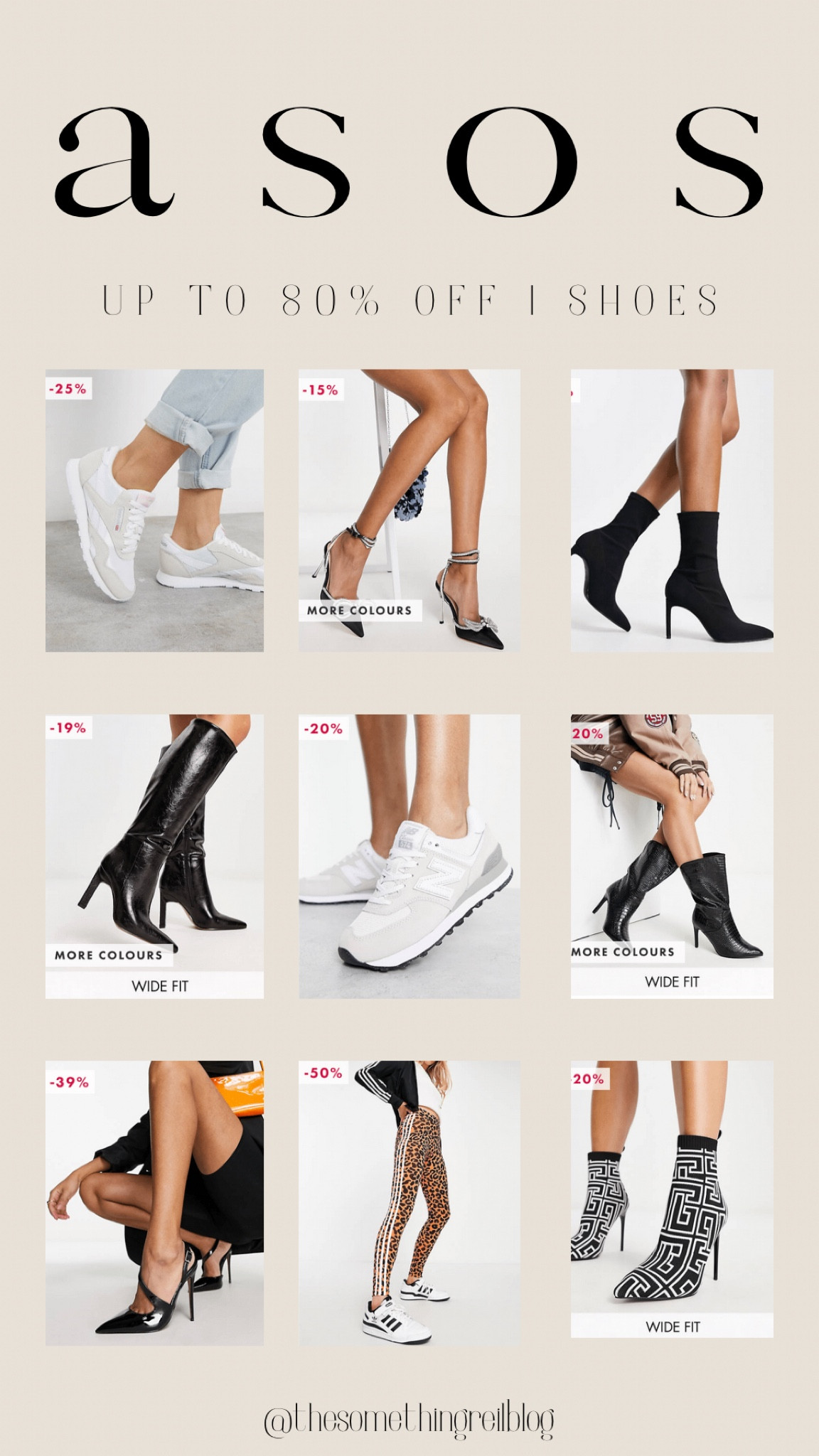 ASOS UP TO 80% OFF || #ASOS #Shoes #BlackFriday #CyberWeek #GiftIdeas #Holidays #HolidayStyle #Boots #Sneakers #Christmas 

#LTKCyberweek #LTKGiftGuide #LTKshoecrush