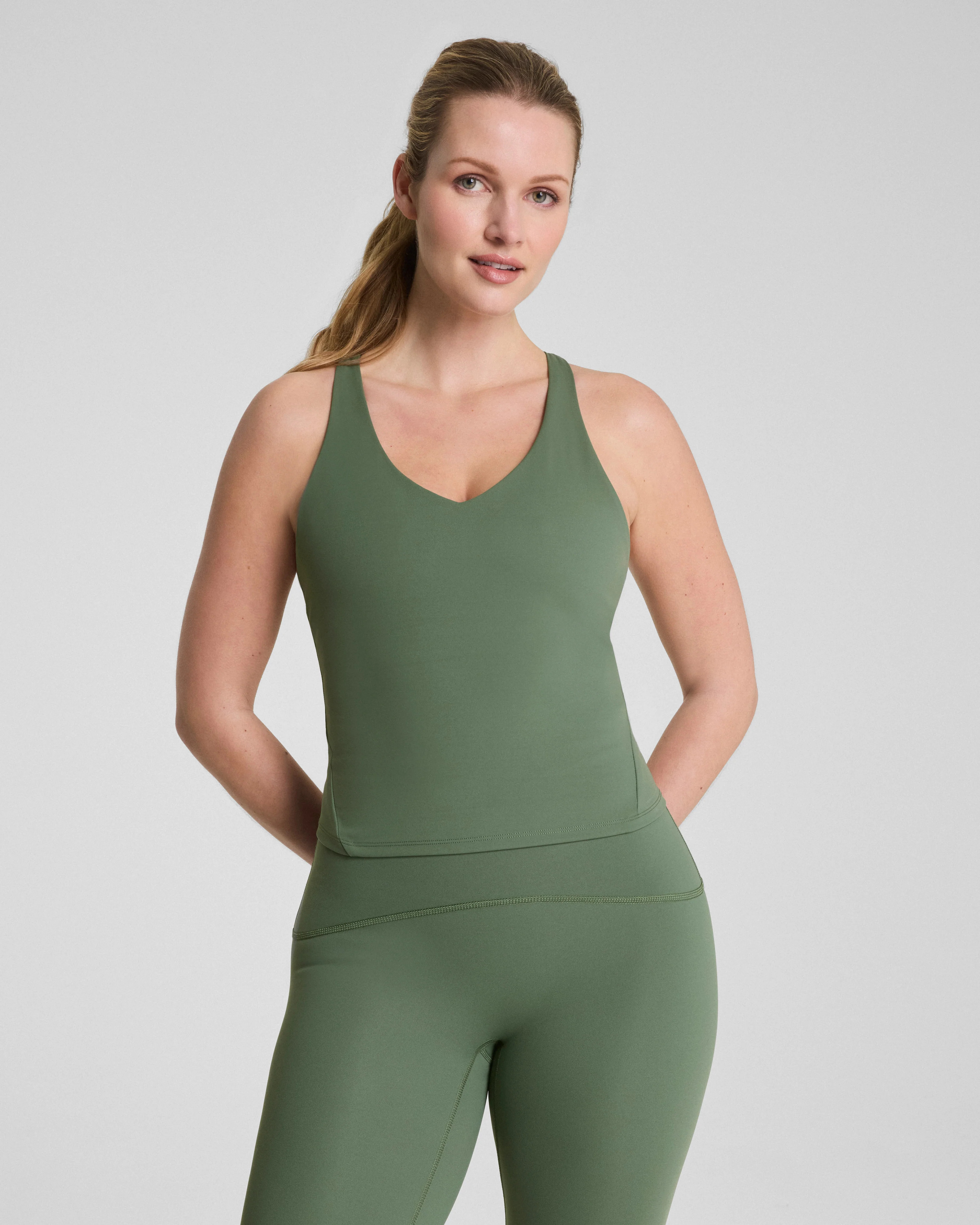 SPANX® BoostUpV-Neck Shelf Tank | Spanx