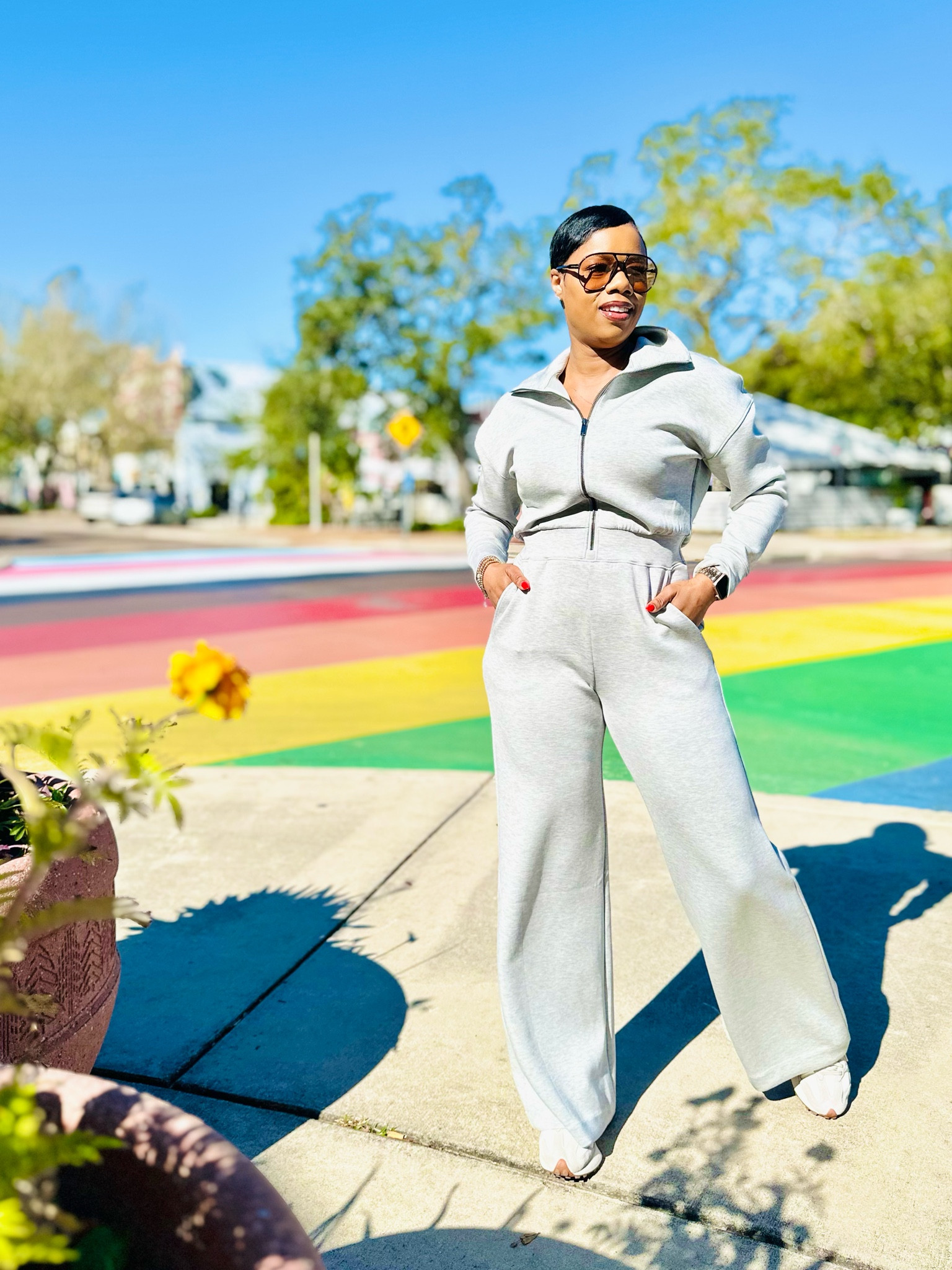 Sunshine, showers or snow this jumpsuit from Spanx is perfect for any weather. 

#LTKOver40 #LTKTravel #LTKActive