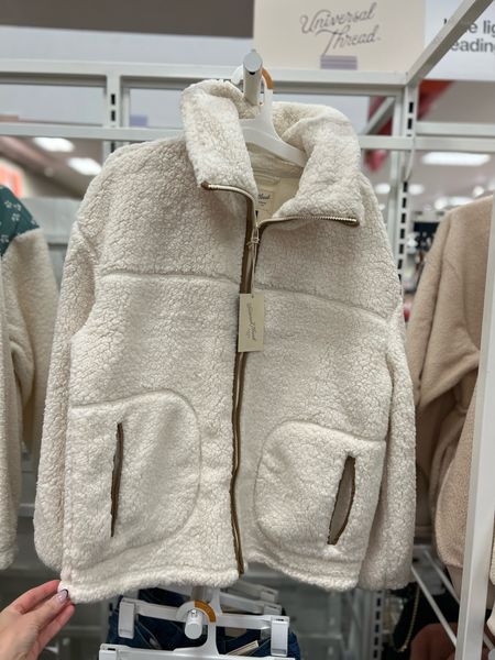 Spotted this cute & cozy sherpa jacket at Target! 

#LTKstyletip #LTKSeasonal #LTKsalealert